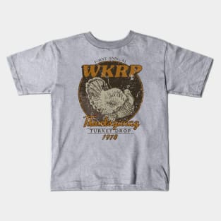 WKRP Turkey Drop 1978 Kids T-Shirt